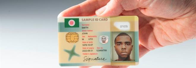 Biometrice identity card for Cameroon