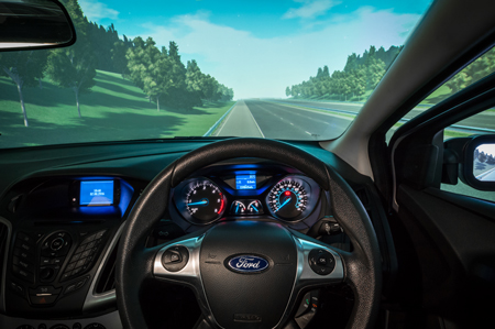 Driving simulator for research and training
