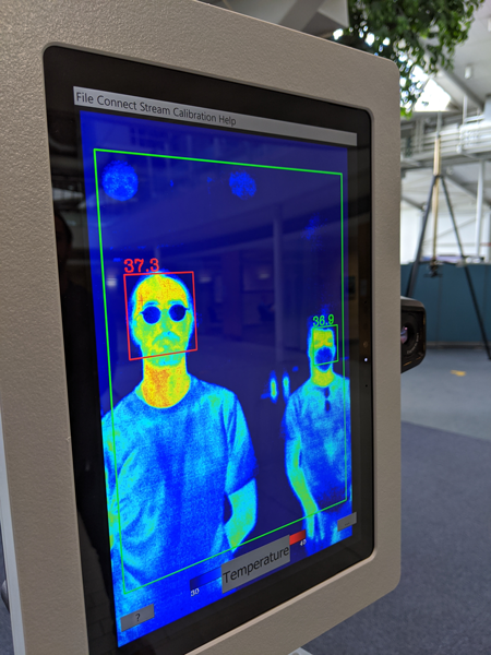 Hot stuff Thales s smart thermal scanner may offer a new line of