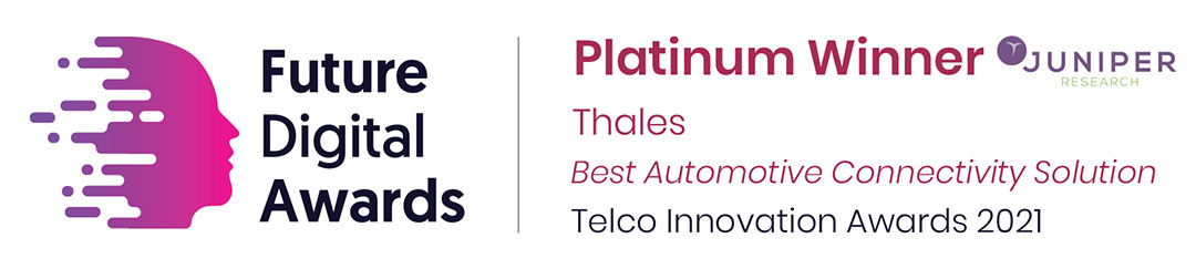 Thales receives the Juniper “Best Automotive Connectivity Solution” Award