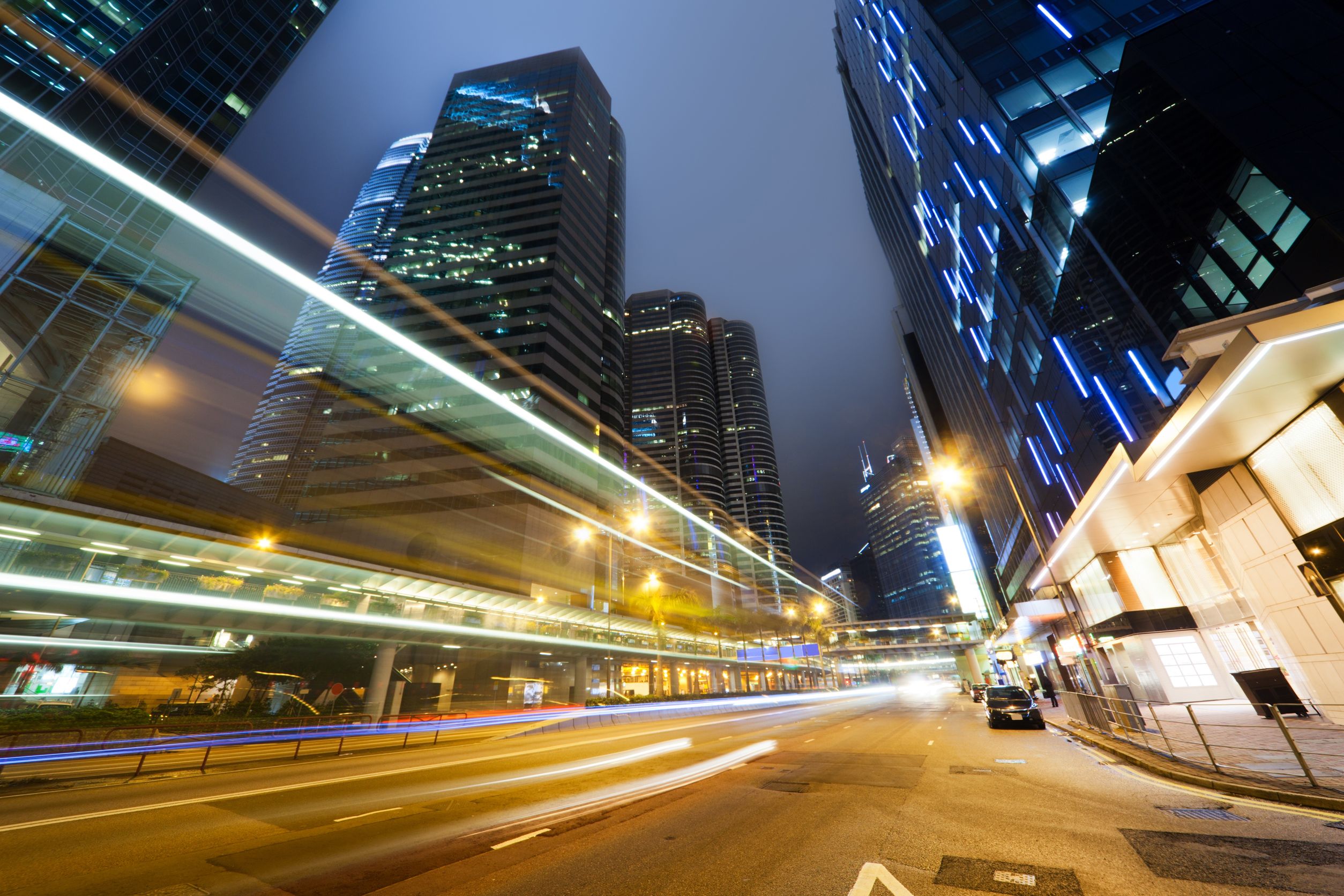 City night scene