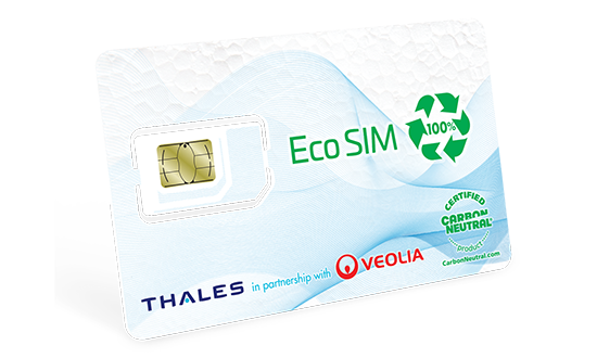 Eco SIM using recycled plastic