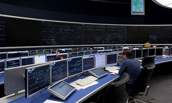 Control room of rail management system