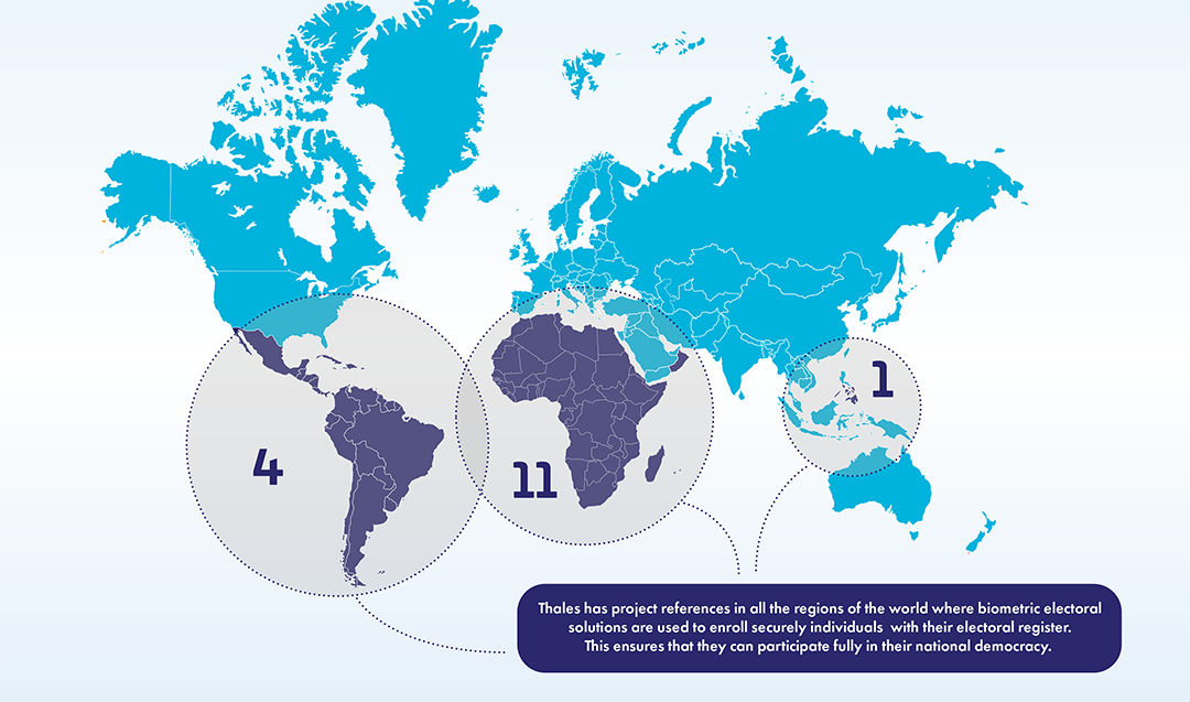 Biometrics Electoral Solutions Worldmap