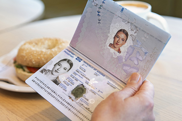 Passport ouvert