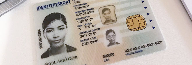 Skatteverket ID card, photo