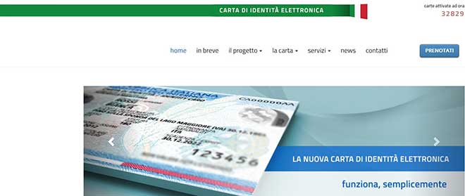 New ID card in Italy