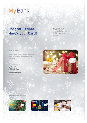 Merry Christmas Personalised Card