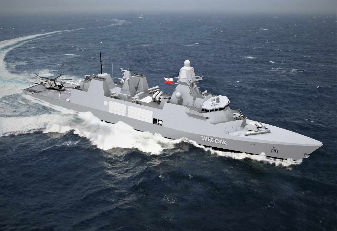 Thales dostarcza system zarządzania walką i zestaw czujników do polskich fregat MIECZNIK