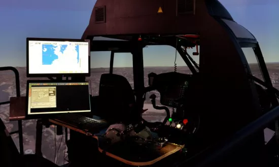 Helicopter simulation: getting the whole crew onboard - Thales Group