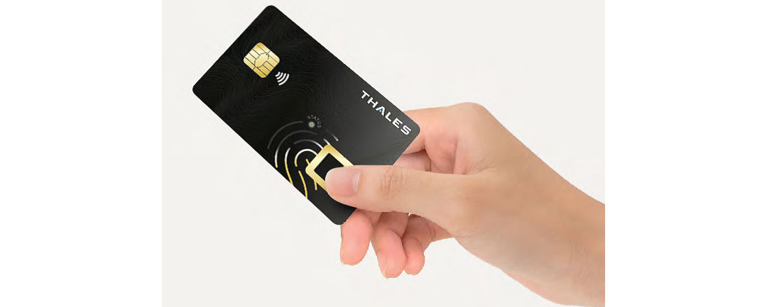Thales Biometric payment card